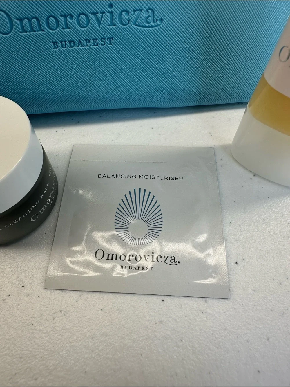 Omorovicza Budapest Travel Skincare set with cosmetic bag NWT